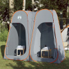 VidaXL Šatníkový stan typu pop-up, šedo-oranžový