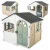 Plastový detský domček PalPlay od 2 rokov (PALPLAY ZÁHRADNÝ DOMČEK PRE DETI VEĽKÝ XXL ZÁHRADNÝ DOMČEK + NÁLEPKY ZADARMO)