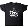 Ozzy Osbourne tričko Logo Čierna 7 – 8 rokov