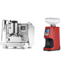 Rocket Espresso R NINE ONE + Eureka Atom 60, ferrari red