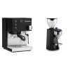 Rancilio Silvia E, black + Rocket Espresso SUPER FAUSTO, black