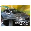 Deflektory - protiprievanové plexi Opel Mokka 5D 2012 - 2019 (+zadné)