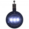 vidaXL Vonkajšie solárne svietidlá 12 ks biele 12 cm LED okrúhle - Srieborná - 73474-28154