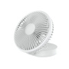 Ventilátor Platinet skladací stolný, pr. vrtule 19 cm, akumulátor 2400 mAh, biely