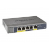 Netgear PLUS SWITCH, 5xGbE powering only via PoE switch (mngt. via PC utility-monitoring also via WEB)
