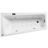 Santech COMFORT VIKY asymetrická masážna vaňa 150x80 cm,Ľavá COMFVIK150L