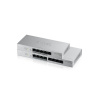 ZyXEL GS1200-5HP, 5-port Desktop Gigabit Web Smart switch: 5x Gigabit metal, 4x PoE (802.3at, 30W) GS1200-5HPv2-EU0101F