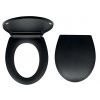 Novaservis WC sedátko, duroplast čierna mat, pánty tvrdený plast WC/BLACK