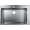 Hansgrohe Drezy - Zabudovaný drez S712-F660, nehrdzavejúca oceľ 43308800