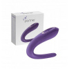 Satisfyer - Vibračný partner pre páry, USB Fialový Silikónový