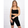 Čierna krátka športová súprava 9354, ZVOĽTE VEĽKOSŤ OBLEČENIA UNI ( S, M , L )