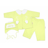 Kabátik, čiapočka a nohavice Baby Nellys ®- zelená 68 (3-6m)