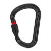 Karabína Petzl William SCREW-LOCK Black