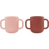 Detské hrnčeky Kappu, ružový a červený, 2 ks