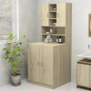 Skrinka na práčku dub sonoma 70,5x25,5x90 cm-ForU-808389