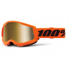 STRATA 2 NEW 100% - USA, oranžové okuliare - zlaté plexi