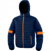Delta Plus BLOOM Zeteplená bunda oranžová/tmavomodrá 2XL