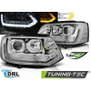 Tuning-tec SVETLOMETY TUBE LIGHT T6 LOOK CHROME pasuje na VW T5 2010-2015