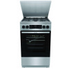 Kombinovaný sporák (plynový a elektrický) Gorenje GKS5C71XF Strieborný, 50 cm, Gril, AirFry, Para