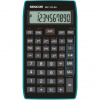 Kalkulačka Sencor, SEC 105 BU, čierna, školská, desaťmiestna, modrý rámček
