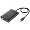 I-tec USB 3.1 Type C na Dual Display Port adaptér/ 2x Display Port 4K/ kompatibilný s Thunderbolt 3