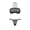Dámsky sexy set Orinelle 2-Pcs Set Black - Obsessive S/M
