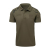 Polotriko Military Polo Shirt, Helikon, Olive Green / PL Woodland, L