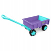 Wader 10961 Cart - Príves fialovo-tyrkysový (Obrovský prívesný vozík Wader 10961)