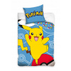 Carbotex bavlna obliečky Pokémon Pikachu a Pokéball 100% bavlna Renforcé 70x90 140x200