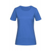 Dámske tričko STEDMAN Lux Fitted - Crew neck, Bright Royal modrá, L