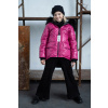 Detská bunda - Zimná bunda Parka Kiz Magenta Roses 158 (Zimná bunda parka kiz magenta pravý pl 158)