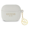 Kryt Guess Case Apple Airpods 3 Gua3Lsc4Eg (Silicone Charm 4G Collection) Gray
