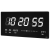 Nástenné digitálne hodiny s kalendárom, 54x26x5cm, E-CLOCK 2264