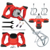 Elektrický miešač/miešadlo malty M14 2 800 W+2x miešač