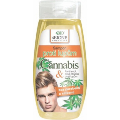 Drogerex BC Bione Cosmetics šampón proti lupinám pre mužov Cannabis 250 ml