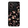 Lesklý kryt Mobiwear Glossy - Motorola Edge 50 Neo - G039G - Květy na černé (Prémiové lesklé pouzdro, obal, kryt Mobiwear Glossy na mobil Motorola Edge 50 Neo - G039G - Květy na černé, materiál Plast