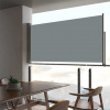 vidaXL Zaťahovacia bočná markíza na terasu 80x300 cm, sivá - Sivá - 111475-190278