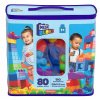 Mega Bloks kocky v taške, 80 dielov, modré / Mattel