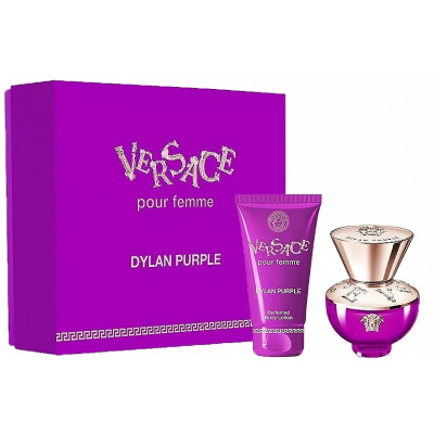 Versace Dylan Purple, SET: Parfumovaná voda 30ml + Telové mlieko 50ml pre ženy