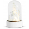 Dekorácia MagicHome Vianoce Woodeco, Santa v skle, 1xLED, 5x10 cm