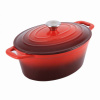 Cs solingen Pekáč s poklicí litinový Xanten 36 x 28 cm červený CS-075248