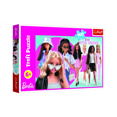 Trefl Puzzle Barbie a jej svet 41x27, 5cm 160 dielikov v krabici 29x19x4cm