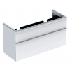 GEBERIT SMYLE SQUARE 118,4 x 47 x 61,7cm skrinka pod dvojumývadlo so zásuvkami, biela lesklá, 500.356.00.1