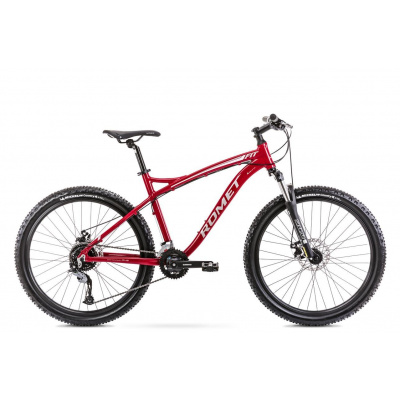 Romet Rambler Fit 26" Horský bicykel bordovo-strieborný hliníkový 18" 2022