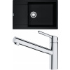 Set Franke G194 (dřez MRG 611-78 BB Onyx + baterie FC 3055.031 ORBIT Chrom) 114.0650.624