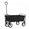 Garden Line ČIERNY SKLADACÍ ZÁHRADNÝ VOZÍK 116x54x90cm *2426