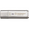 Kingston IronKey Locker+ 50 64GB /USB 3.1/USB-A/Stříbrná IKLP50/64GB