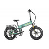 Skladací celoodpružený elektrický bicykel Vitilan I7 Pro Farba: Zelená