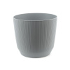 Prosperplast Kvetináč RYFO svetlo šedý 14,6 cm