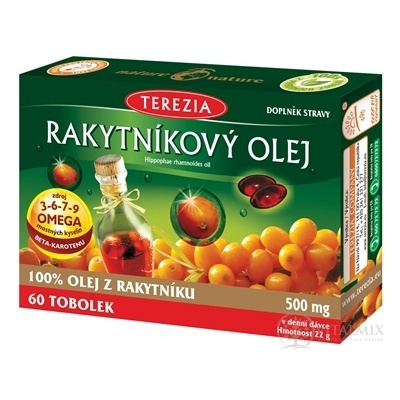 Terezia Company Rakytníkový olej excelent 500 mg 60 tabliet